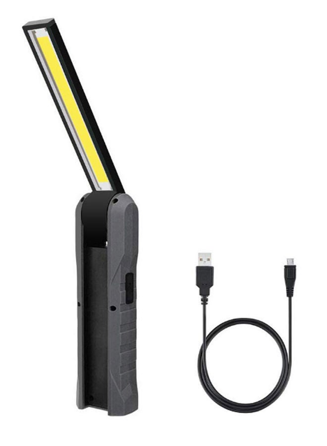 NIBEMINENT Foldable LED Emergency USB COB Flashlight With Cable 