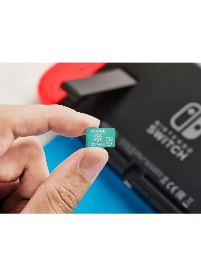 Sandisk 512 GB MicroSDXC UHS-I card for Nintendo Switch -, 100MB/s read; 90MB/s write SDSQXAO-512G-GN3ZN 512 GB  - Image 4