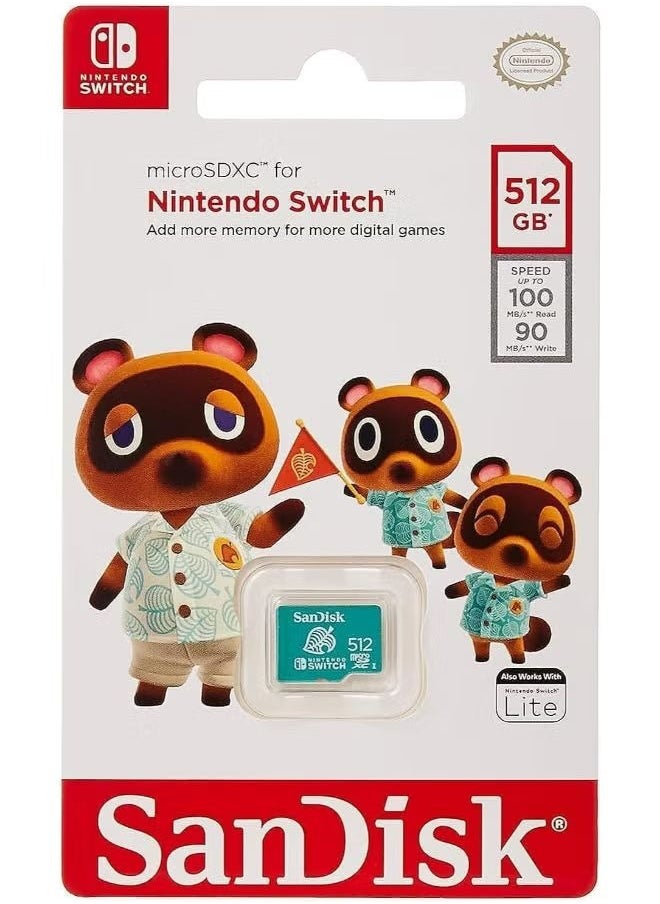 Sandisk 512 GB MicroSDXC UHS-I card for Nintendo Switch -, 100MB/s read; 90MB/s write SDSQXAO-512G-GN3ZN 512 GB  - Image 5