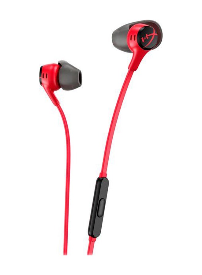 HyperX Cloud II Wired Gaming Earbuds - Red - Image 1