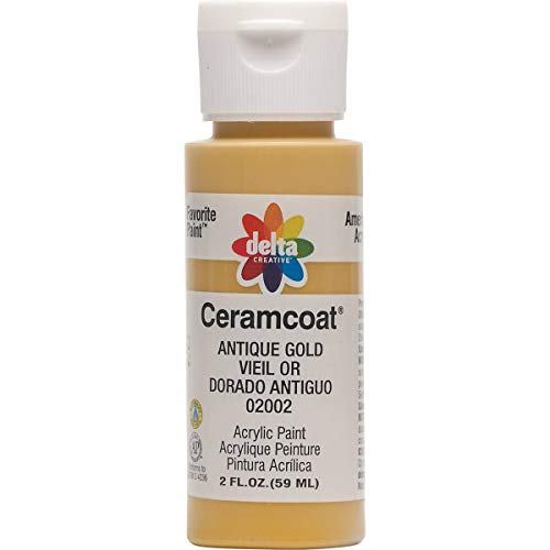 Delta Creative Ceramcoat Acrylic Paint in Assorted Colors 2 oz 2002 Antique Gold