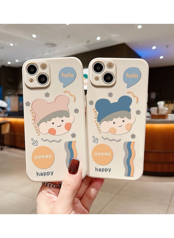 Loquat Painted Silicone Soft Shell Apple Phone Case - Image 2