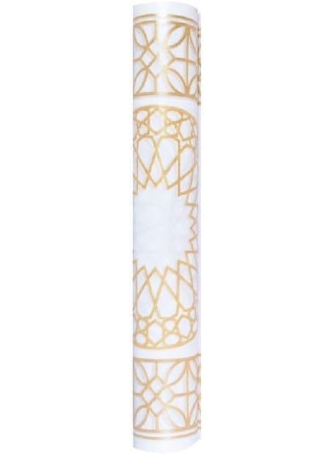 HOME CHOICE 50-Pieces Sheet Sufra Roll, Size 100x110 cm, LD Disposable Printed Sufra, Sufra Roll, Table Cover, Perforated Plastic - Image 3