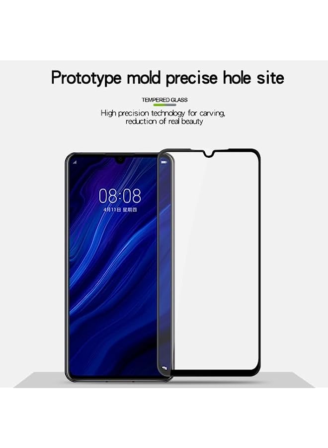 MOFI Tempered Glass Screen Protector Compatible MOFI 9H 3D Explosion-proof Curved Screen Tempered Glass Film for Huawei P30 Black - Image 4