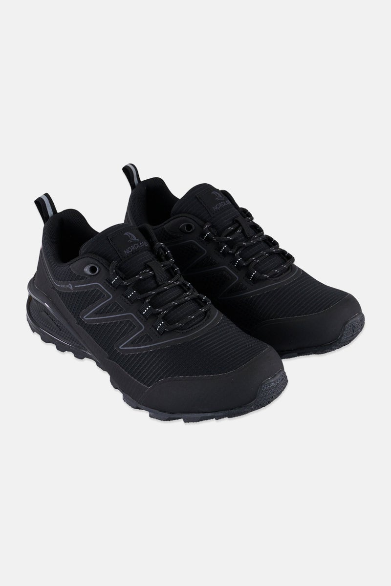 Nordland Men Lace Up Hiking Shoes, Black  - Image 1