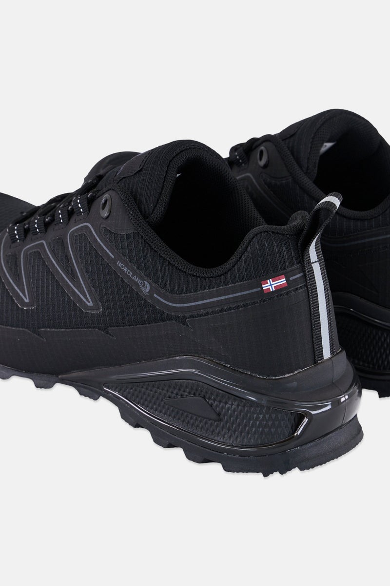 Nordland Men Lace Up Hiking Shoes, Black  - Image 2