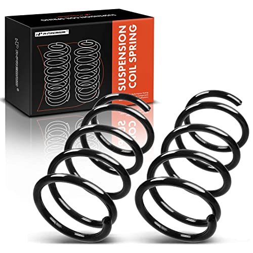 A-Premium 2Pcs Rear Suspension Coil Spring Set Compatible with Toyota RAV4 2001 2002 2003 2004 2005 2.0L 2.4L, Driver and Passenger Side, Replace# 4823100000, 4823142110 - Image 1