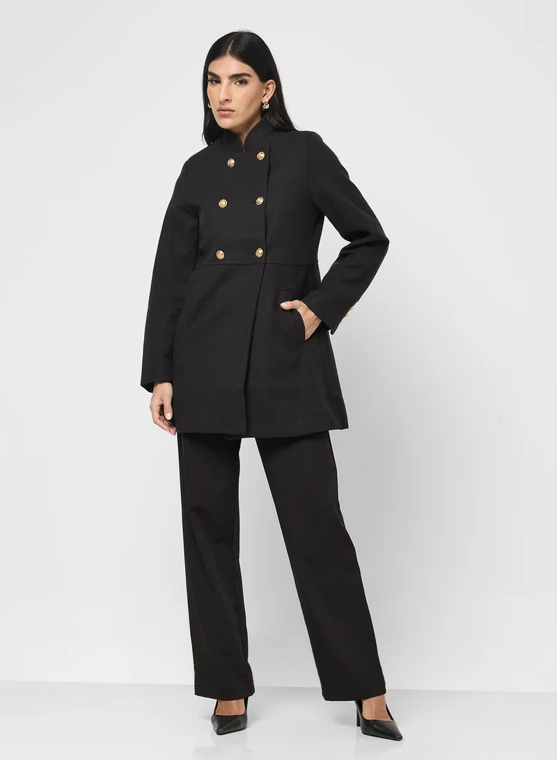 ELLA Mid Length Peacoat