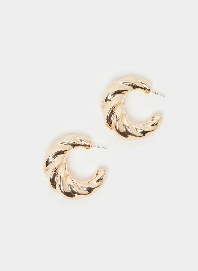 Styli Textured Stud Earrings  - Image 1