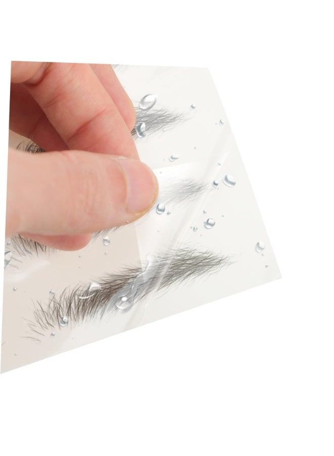 Chabeia Eyebrow Tattoo Waterproof, Sweat-proof 6D Black Eyebrow Temporary Tattoo Stickers - Natural Look, Quick Application, One-time Use, Ideal Choice For Ladies And Girls, Eyebrow Tattoo Waterproof - Image 5