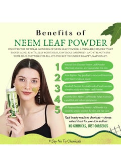 Herbtoniq Neem Wild Turmeric And Kaolin Clay Powder For Face Pack Acne Depigmentation Pack Of 3 (475 G)  - Image 2