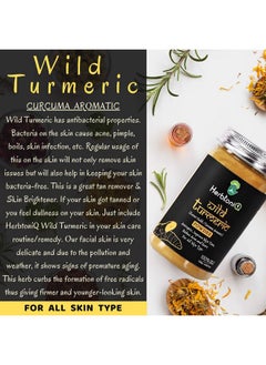 Herbtoniq Neem Wild Turmeric And Kaolin Clay Powder For Face Pack Acne Depigmentation Pack Of 3 (475 G)  - Image 3