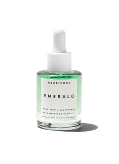 HERBIVORE Emerald Deep Moisture Glow Oil For Face Hydrating Facial Oil Calming & Moisturizing Plantbased Vegan Crueltyfree 30Ml / 1 Oz  - Image 1