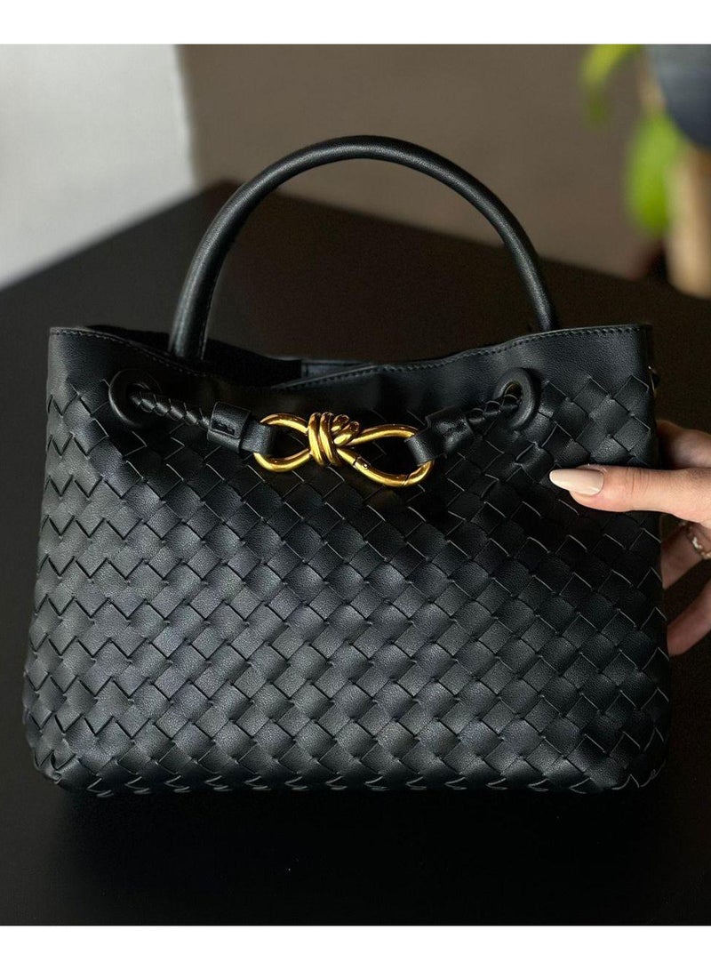 general brand Andiamu braided handbag and shoulder bag - Image 1