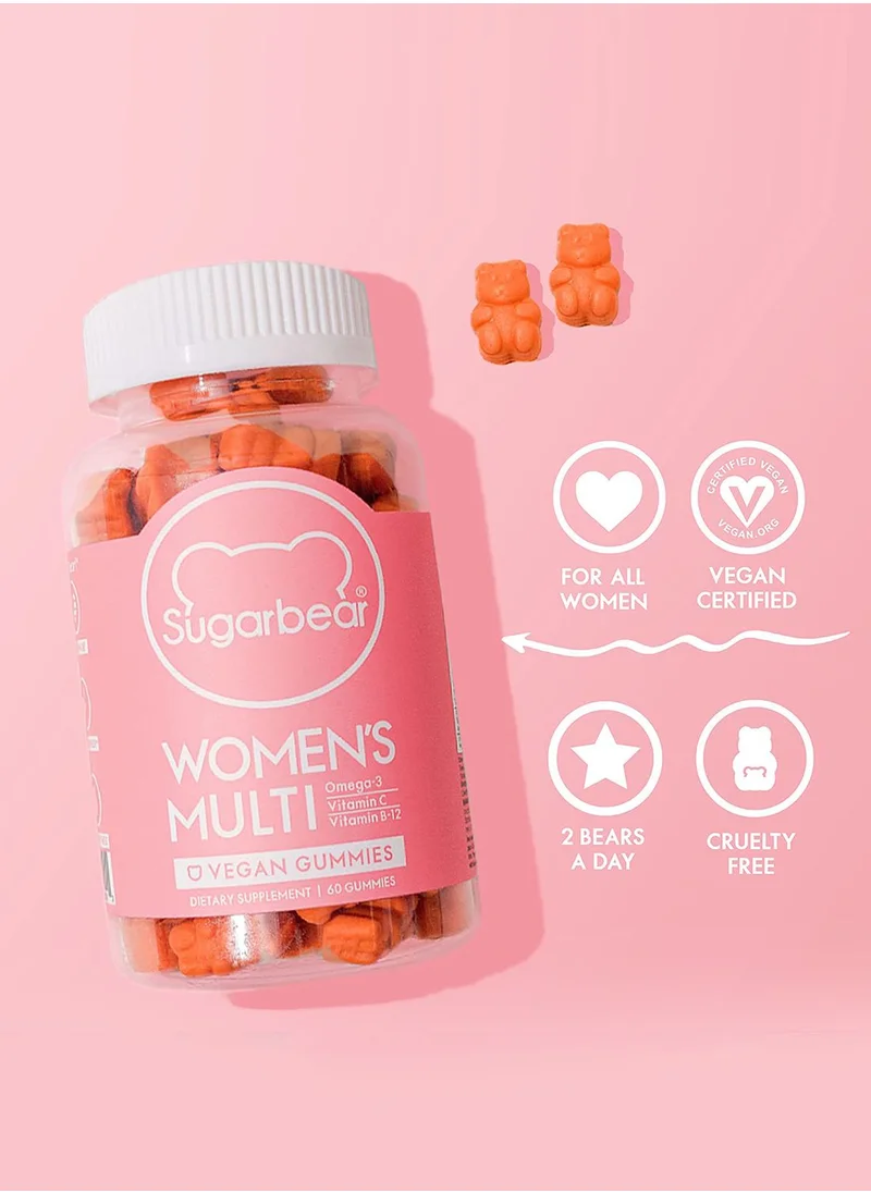 Sugar Bear Womens Multivitamin Vegan Gummies