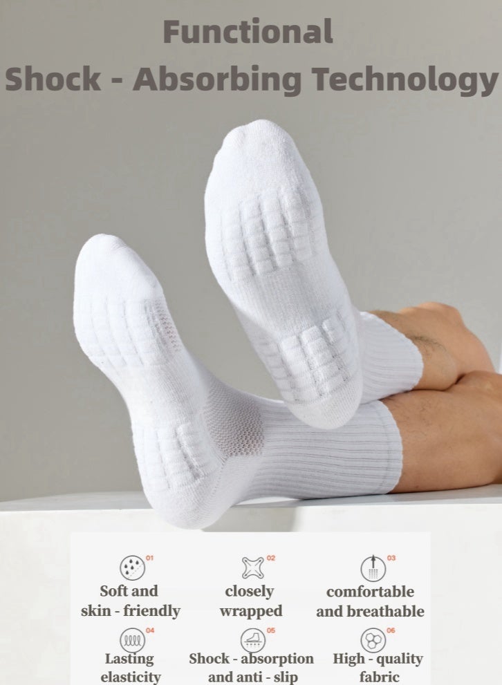 Lullaxx 4 Pairs Men's 100% cotton Athletic Ankle Socks for Men, Moisture Wicking,Odor Proof，Low Cut，breathable - Image 5