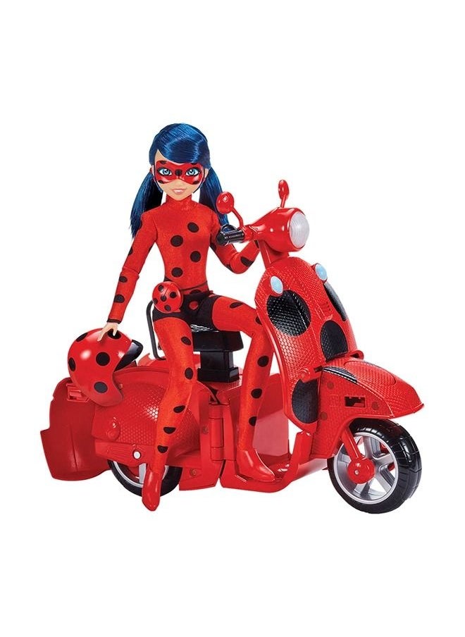 Miraculous - Miraculous Ladybug Switch N Go Scooter W- Doll - Image 1