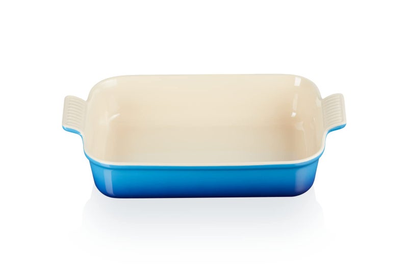 Le Creuset Heritage Rectangular Dish Stoneware 32 cm 231 kg Azure 71102322200001