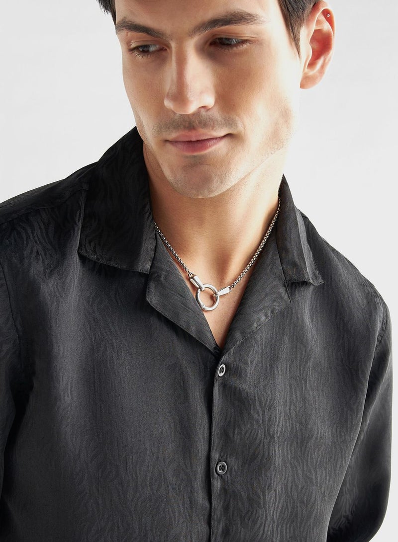 FAV Textured Regular Fit Shirt - Image 3