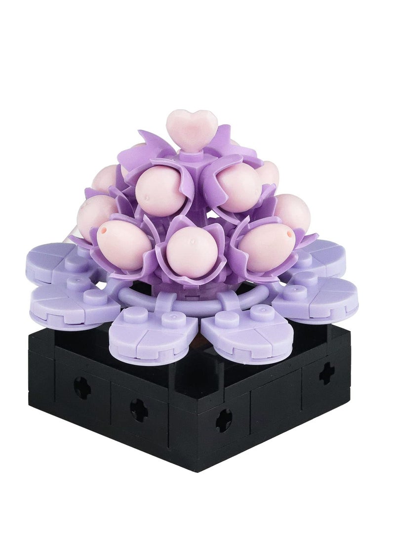 Excefore Succulents Plants Building Set, Plant Decor Building Set for Adults,  DIY Plant Building Blocks for Kids Adults, Home or Office Succulents Display - Image 1