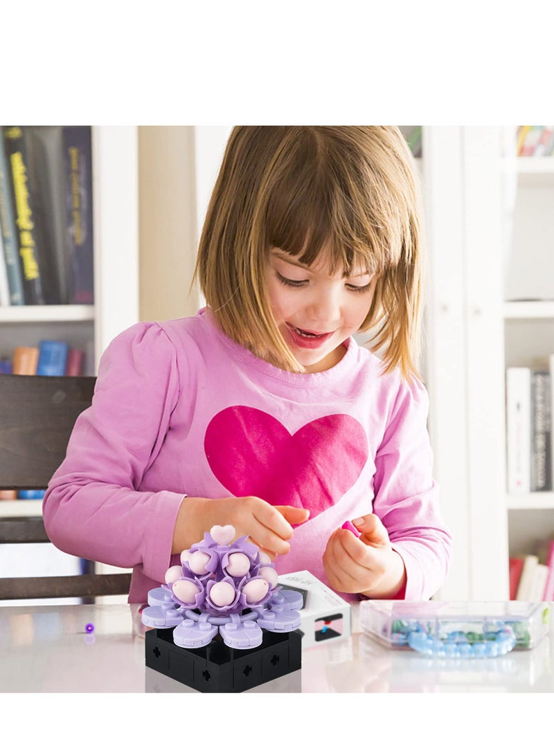 Excefore Succulents Plants Building Set, Plant Decor Building Set for Adults,  DIY Plant Building Blocks for Kids Adults, Home or Office Succulents Display - Image 5