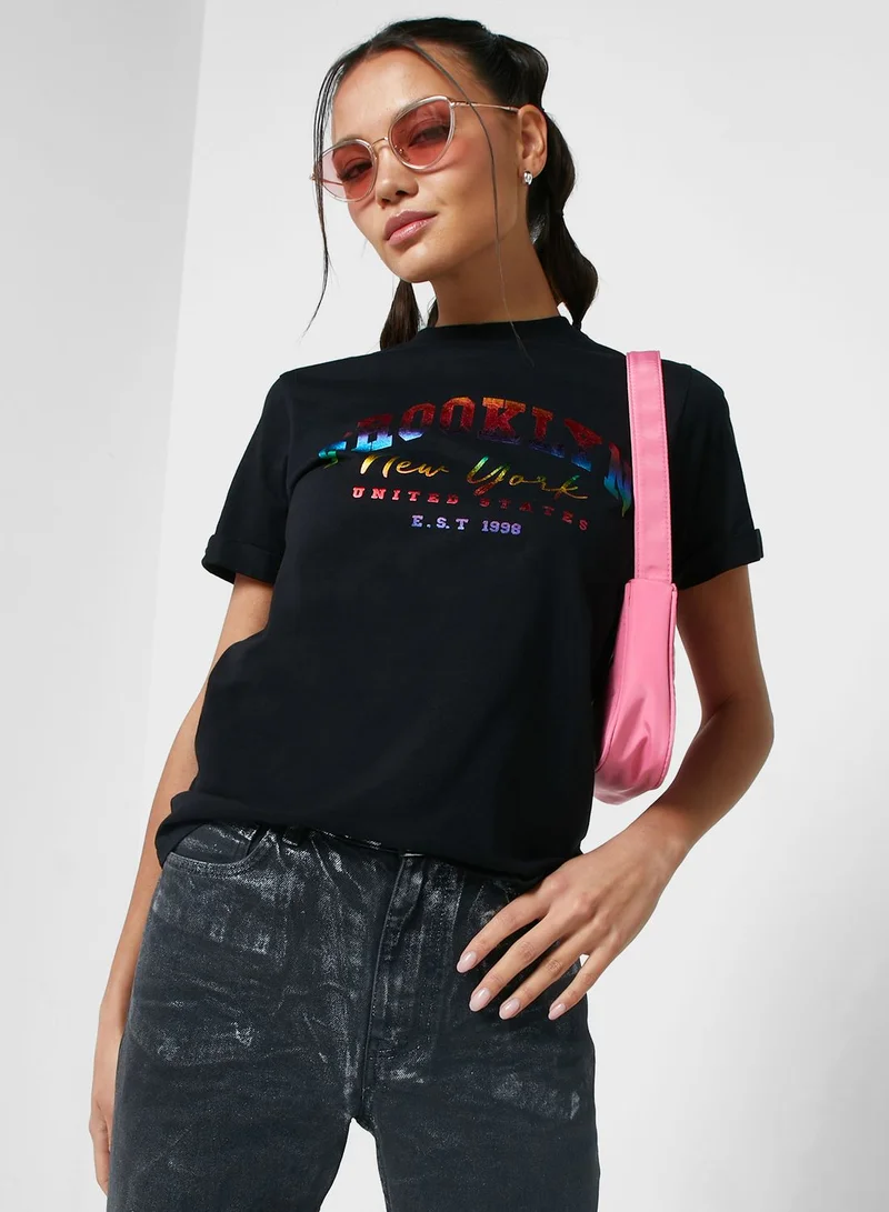 Ginger Regular Tshirt With Roll Up Sleeve ( Tacked)