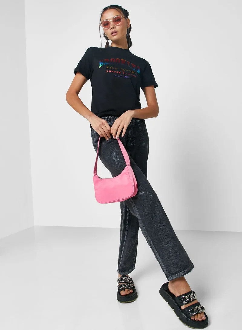 Ginger Regular Tshirt With Roll Up Sleeve ( Tacked)