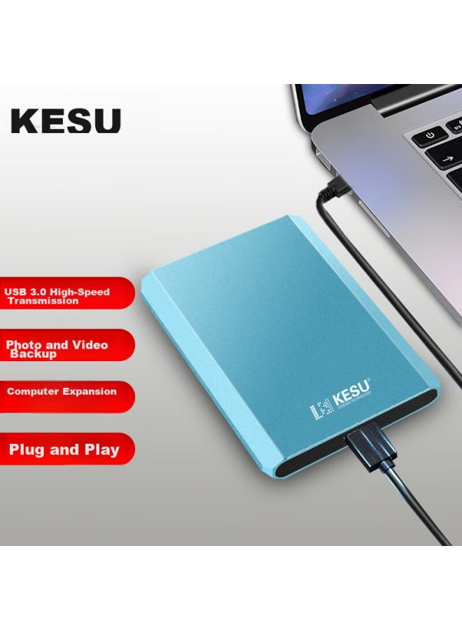 Kesu 500gb Portable Hard Drive, Large Capacity, Usb3.0, K208-sky Blue, 2.5-inch External Mechanical Hard Drive, Large Usb Flash Drive - Image 1