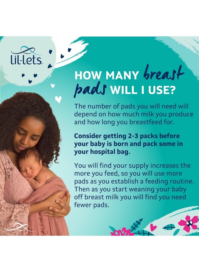 Lil-Lets Nursing Pads - 120 Individually Wrapped, Ultra-Thin, Absorbent & Fragrance-Free - Comfort & Protection for Nursing Moms Postpartum -Maximum Adhesion for Leak & Chafing Nipple Protection - Image 2