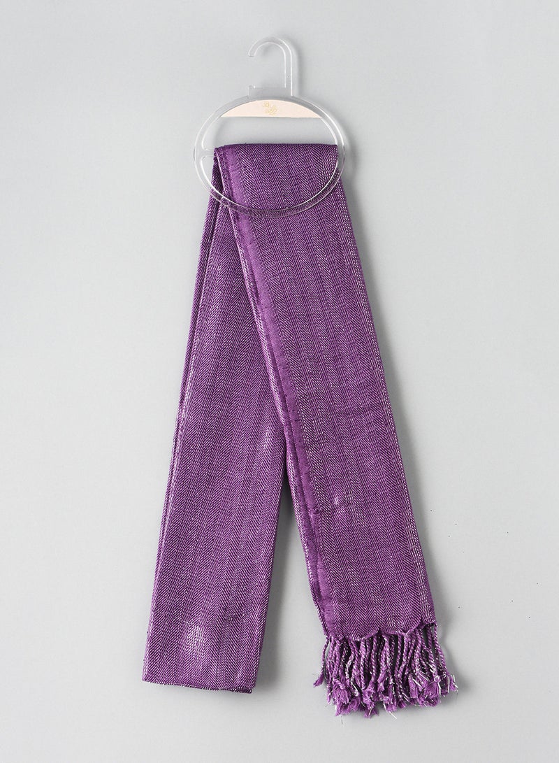 Glamz Women Purple  Scarf size 70x180cm - Image 2