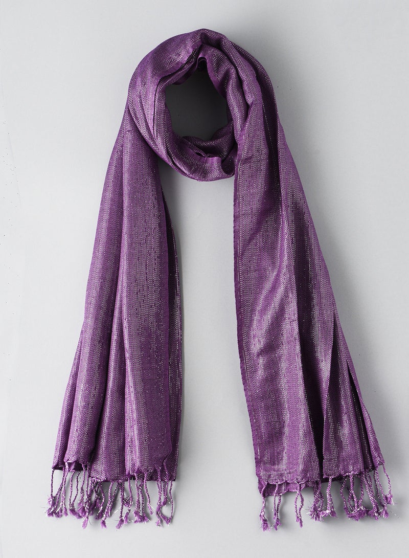 Glamz Women Purple  Scarf size 70x180cm - Image 1