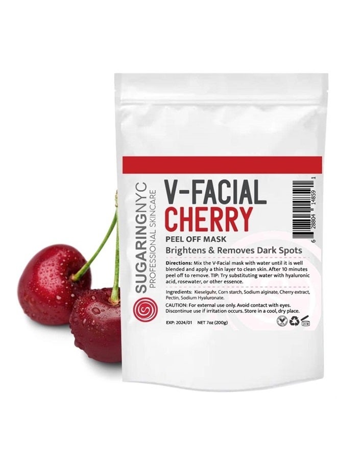 Sugaring NYC Vajacial Mask Cherry with Cherry Micro Elements V-Facial 7oz 200g - Image 1