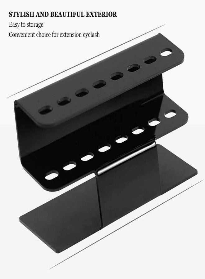 Generic Eyelash Extension Supplies, Easy to Use Convenient Eyelash Extension Tweezers Stand Double‑Layer Design for Nail Salon for Household for Beauty Salon | - Image 5