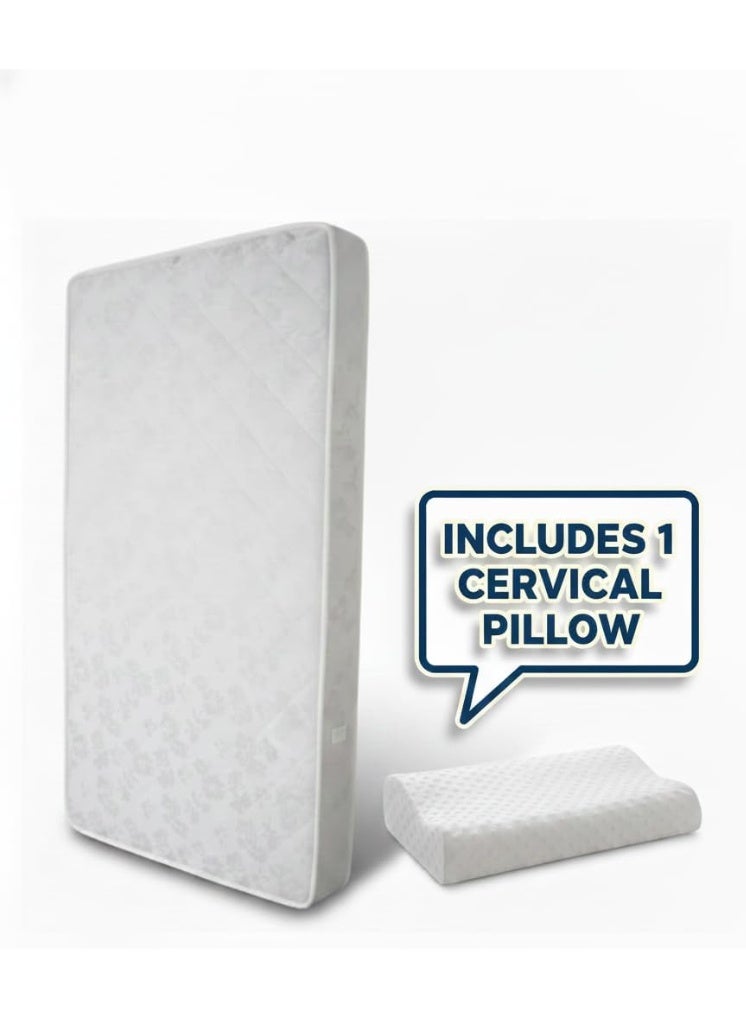 Pioneer Orthopedic Medical Mattress with Cervical Pillow – Medicated Foam for Back Pain Relief & Neck Support (190x90x10 cm) - Image 4