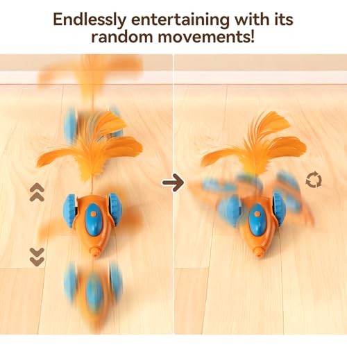 Migipaws cat Toy, Automatic Interactive Migicar Toy Like a Mouse, Intelligent Programme, Rechargeable Kitten Toy - Image 4