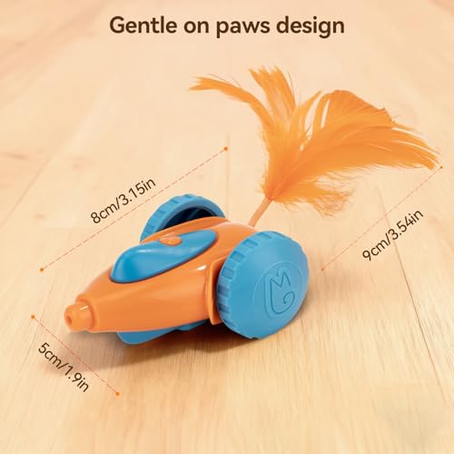 Migipaws cat Toy, Automatic Interactive Migicar Toy Like a Mouse, Intelligent Programme, Rechargeable Kitten Toy - Image 5