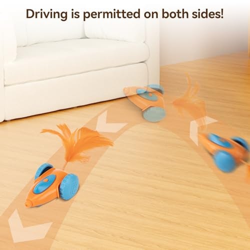Migipaws cat Toy, Automatic Interactive Migicar Toy Like a Mouse, Intelligent Programme, Rechargeable Kitten Toy - Image 3