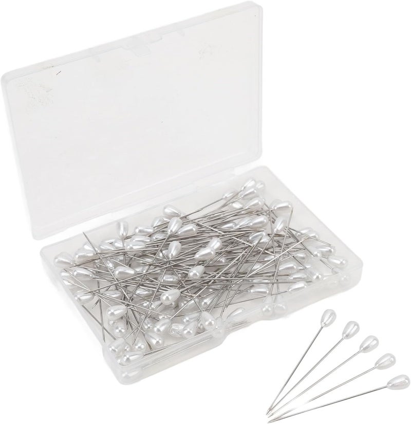 SUNGOOYUE 100PCS Transparent Corsage Boutonniere Pins - Unique and Beautiful Design - Suitable for Rose Bouquet Accessories Handmade and Sewing - Image 5