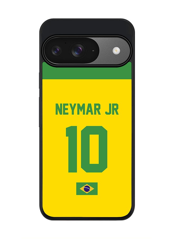Stylizedd For Google Pixel 9 Case,Slim fit Camera Protection, Shockproof Thin Phone cover - Football - Brazil, Neymar Jr  - Image 1
