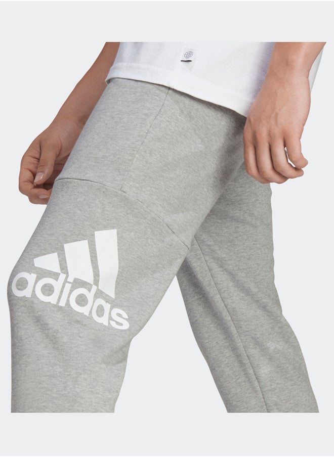 Adidas Essentials French Terry Tapered Cuff Logo Joggers  - Image 4