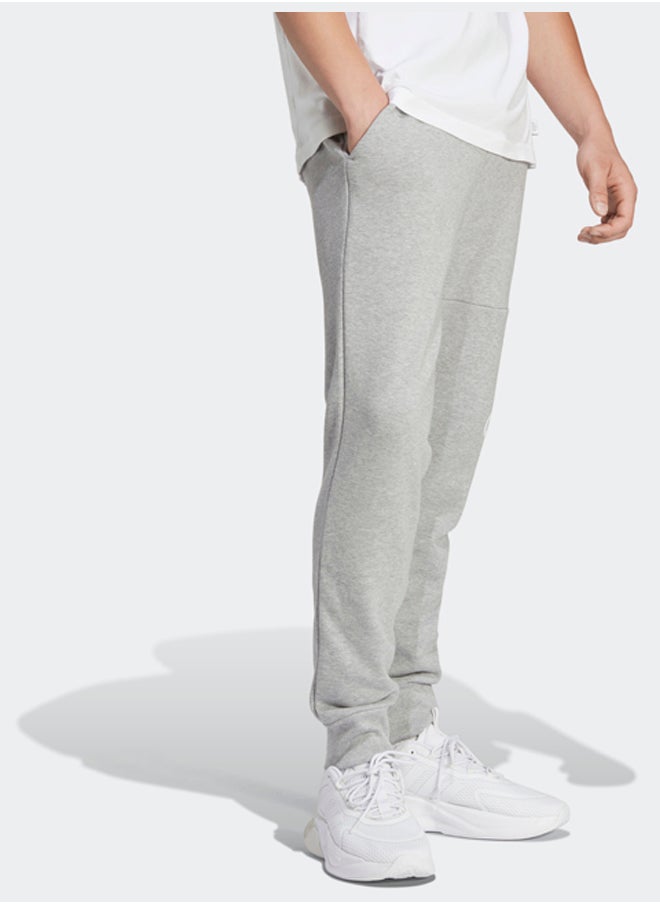 Adidas Essentials French Terry Tapered Cuff Logo Joggers  - Image 3