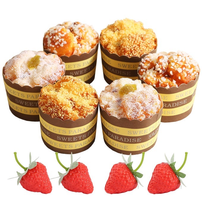 Fake Cupcakes Artificial Cupcakes for Display Realistic Fake Food Artificial Cake Fake Desserts Pastries for Decoration Decorative Faux Cakes Set A 6 Pack