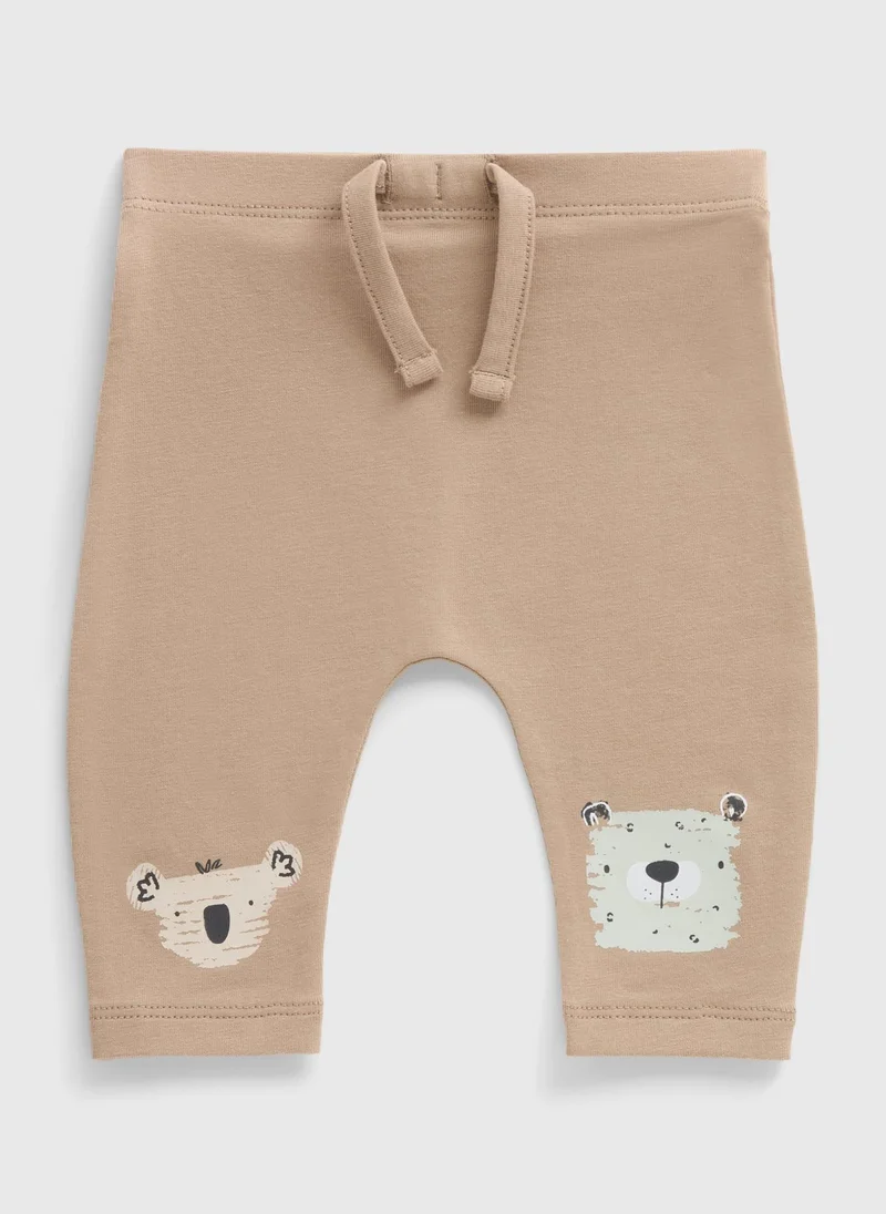 Matalan Baby Beige Animal Print Leggings