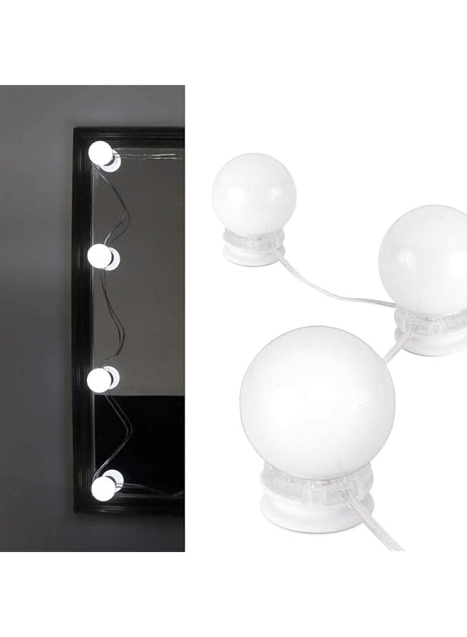 erorex Led Light Makeup Mirror 10 Bulbs String Dimmable Touch Control Hollywood Diy Lamp - Image 1