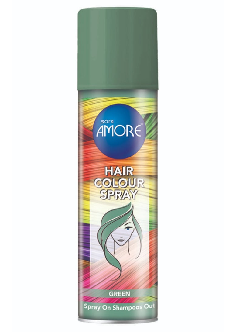 Hair Colour Spray Green 150ml