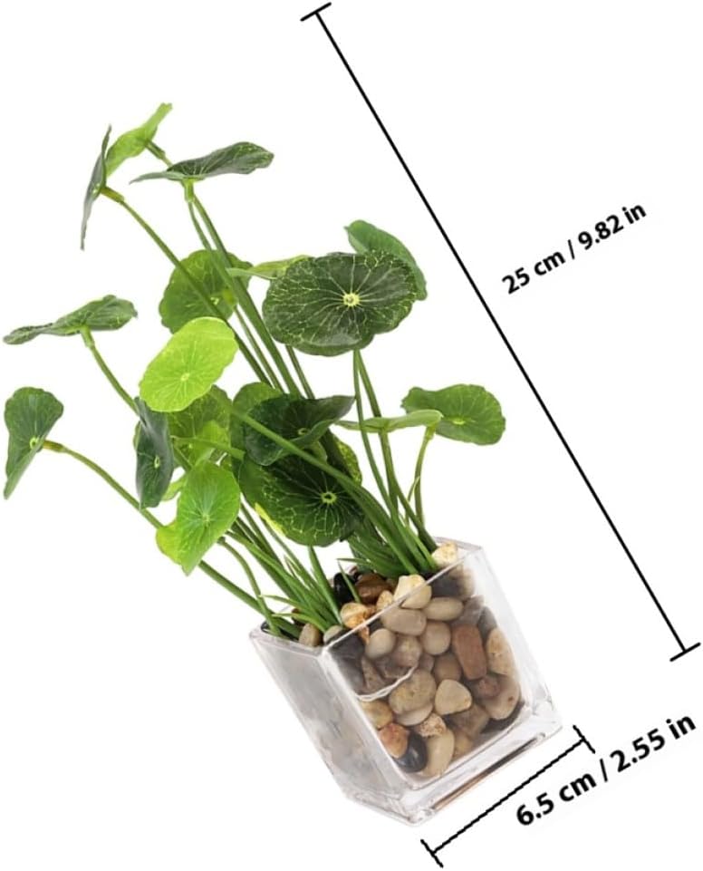 Artificial Small Lotus Leaf Bonsai Plant, Fake Potted Decorative Plant Ornament, Simulation Tabletop Greenery for Home Living Room and Wedding Décor - Image 2