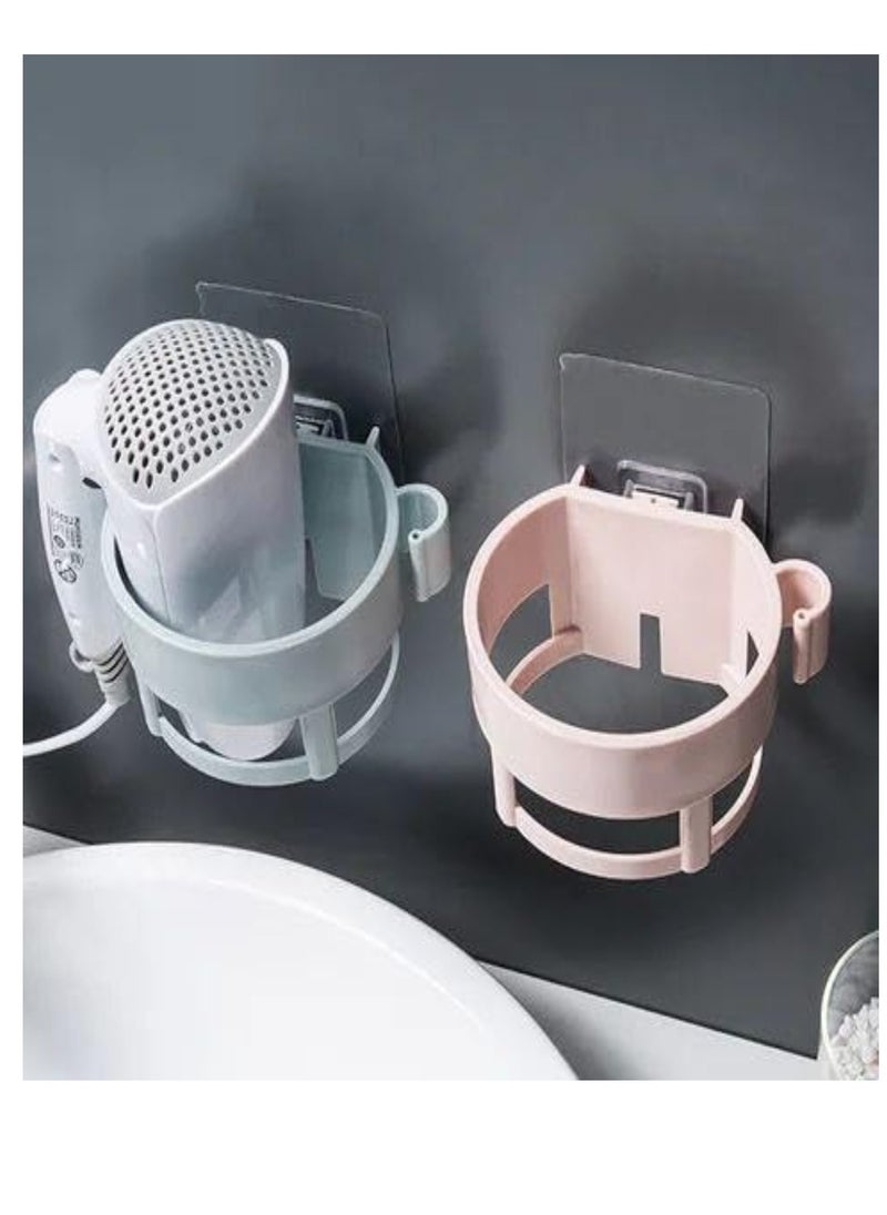 Generic Hair Dryer Holder With Double Face Tape 1 Piece Color may vary.  - Image 5