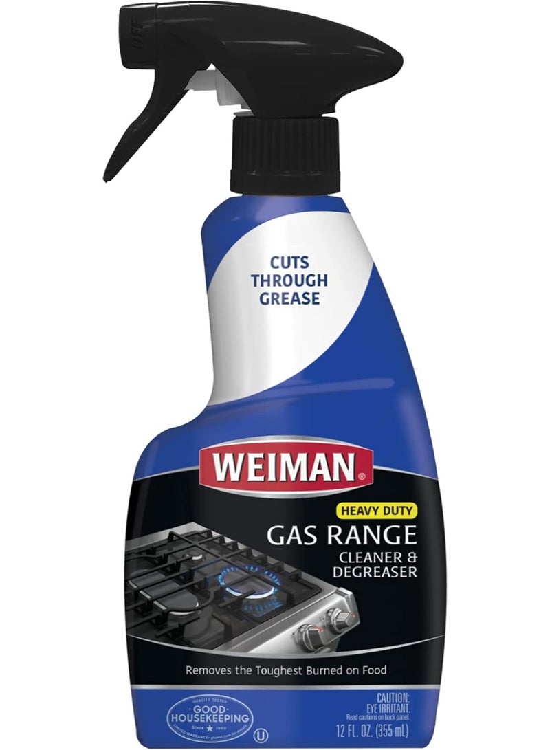 Weiman Gas Range Cleaner and Degreaser, Single, Lemon, 1 Count - Image 1