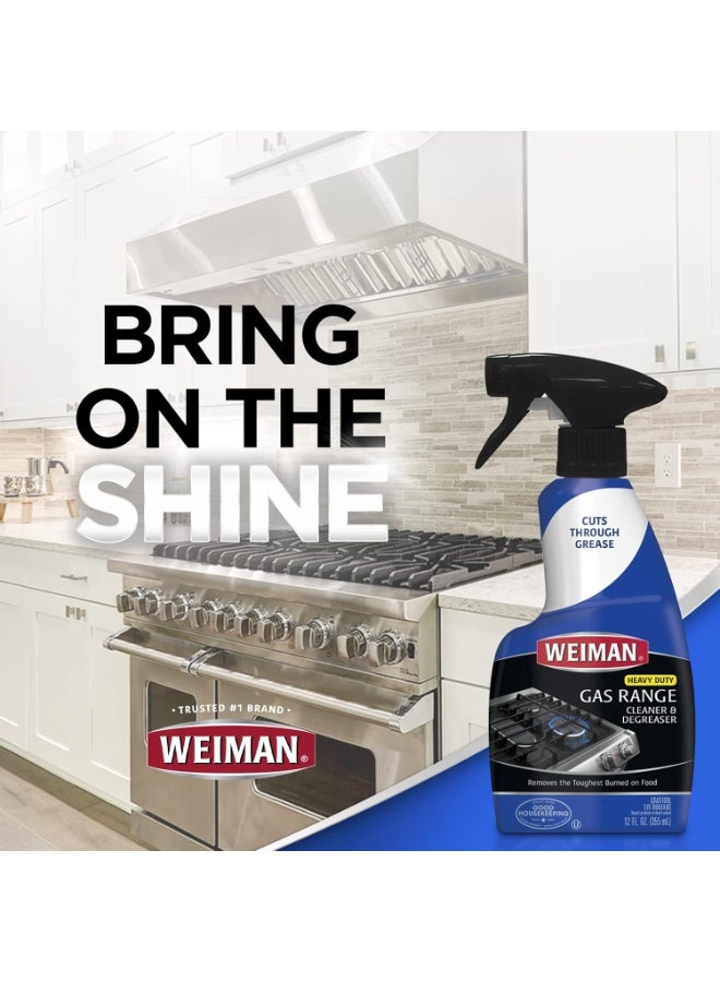 Weiman Gas Range Cleaner and Degreaser, Single, Lemon, 1 Count - Image 4
