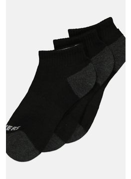 SKECHERS Women 10 Pairs Brand Logo Qtr Crew Socks, Black  - Image 2